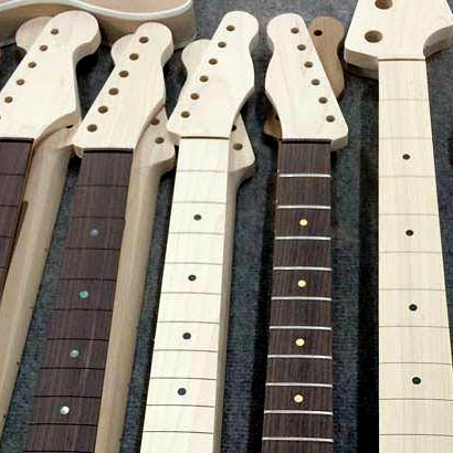 Diy Electric Guitar Neck 24 Fret 25.5 Inch 648mm Mahogany+Rosewood Unfinished guitar paddle neck #D6 